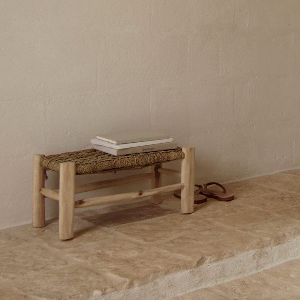 Double Moroccan Stool Design Vintage