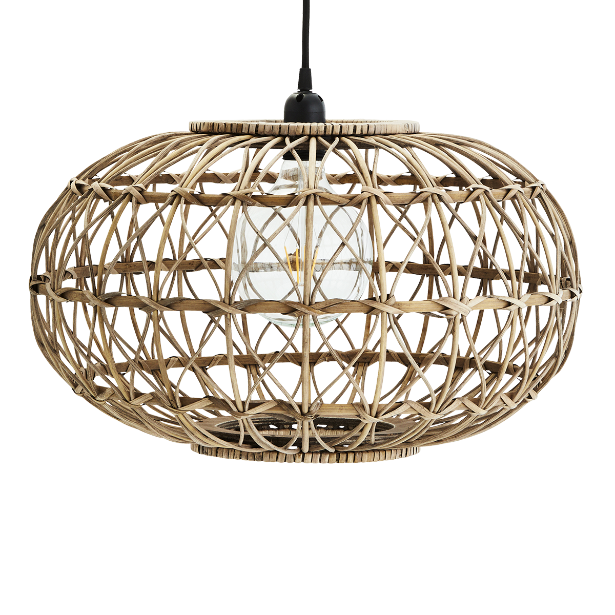 Tessa Rattan Pendant - Design Vintage