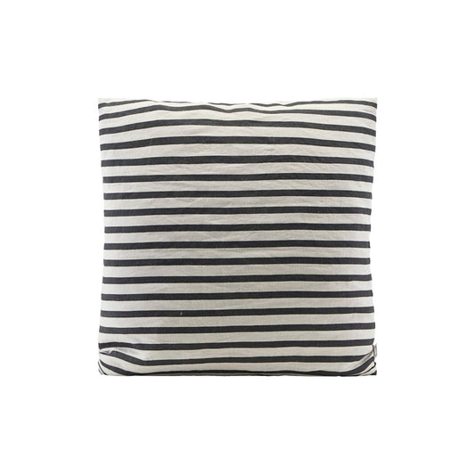 Black Striped Cushion - Design Vintage