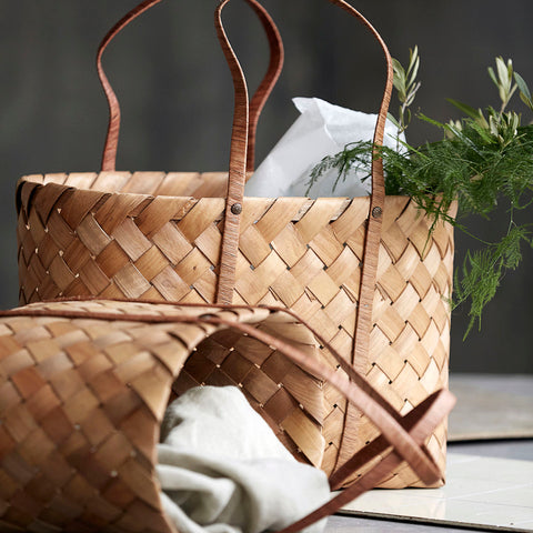 Woven Basket Bag