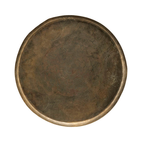 Antique Brass 80cm Tray