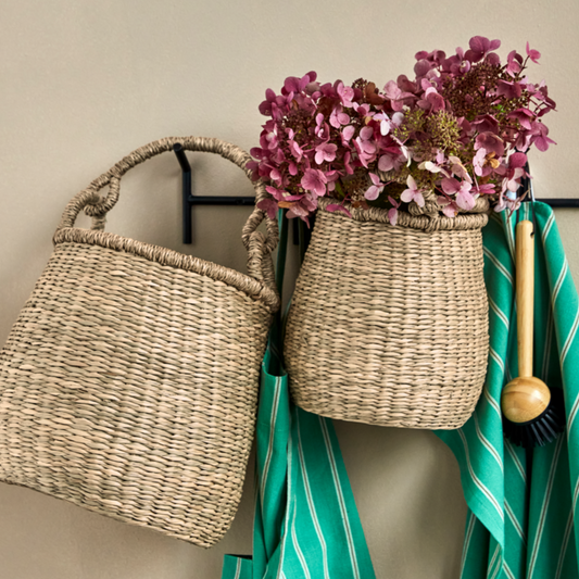 Set of Seagrass Carry Baskets