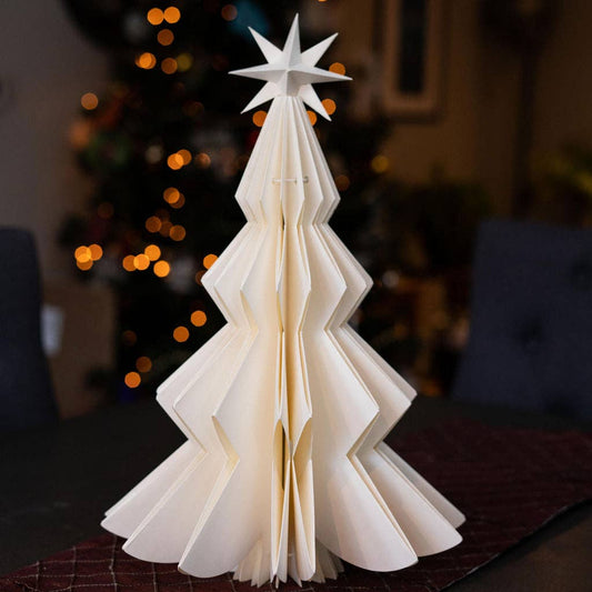 Folding Paper Christmas Tree - Design Vintage