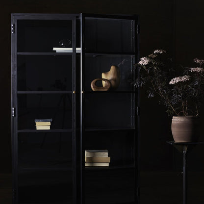 Black Iron Living Cabinet - Design Vintage