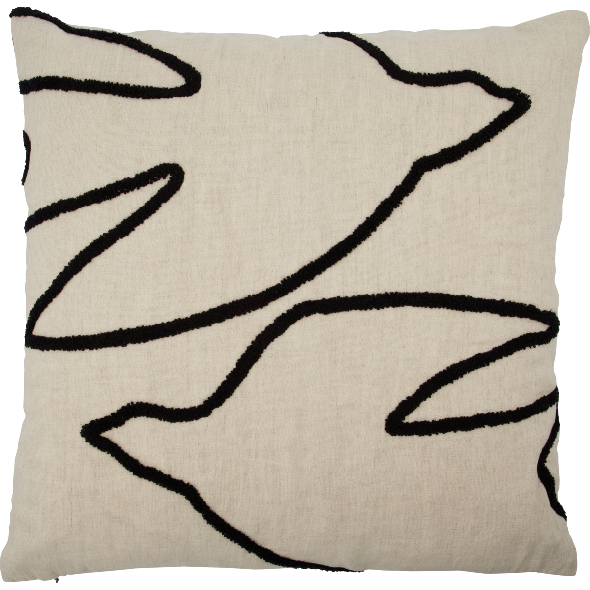 Abstract Linen Cushion