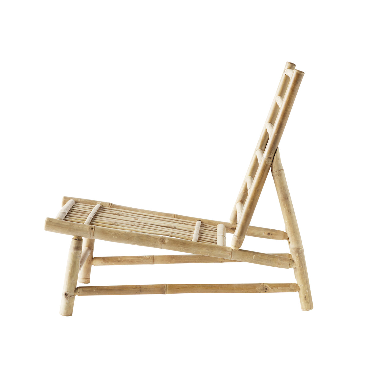 Bamboo Wide Lounge Chair - Design Vintage