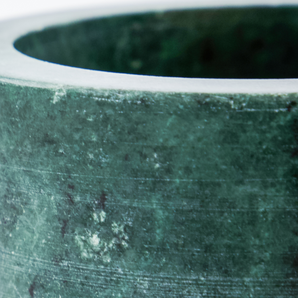 Green Marble Pestle and Mortar