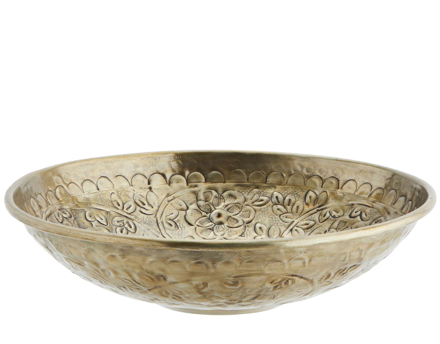 Hammered Aluminium Bowl - Design Vintage