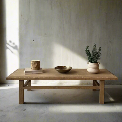 Vintage Elm Coffee Table 'Alva'