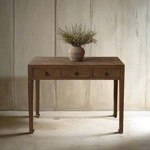 Vintage Elm Desk