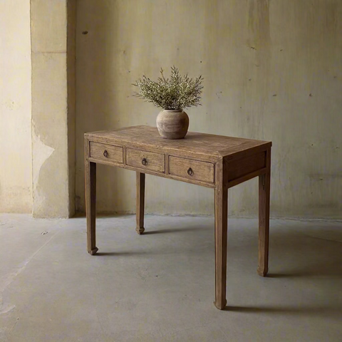 Vintage Elm Desk