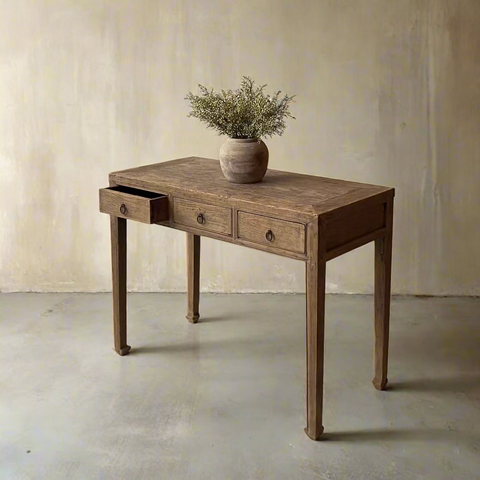 Vintage Elm Desk