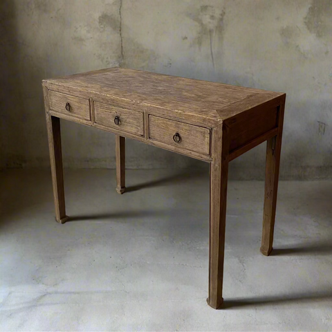 Vintage Elm Desk