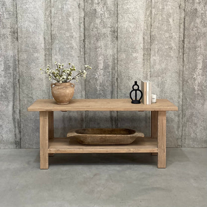 Vintage Elm Console Table 'Maia' - Design Vintage