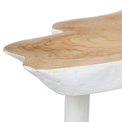 Organic White Side Table - Design Vintage