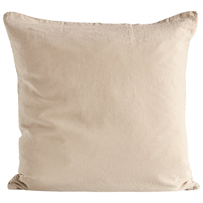 Large Sand Linen Cushion - Design Vintage