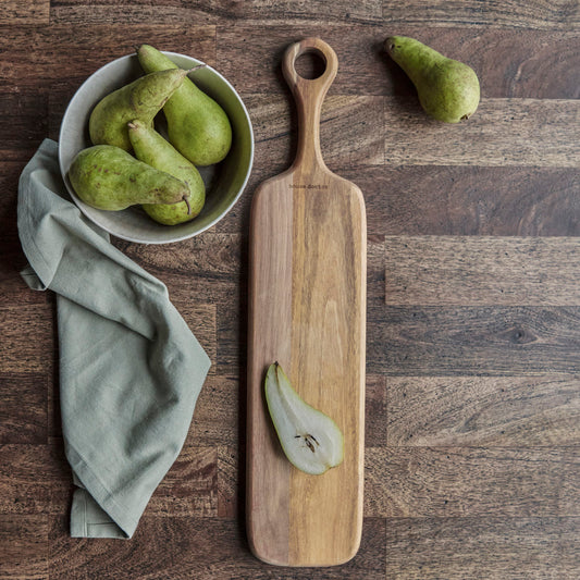 Long Acacia Chopping Board - Design Vintage