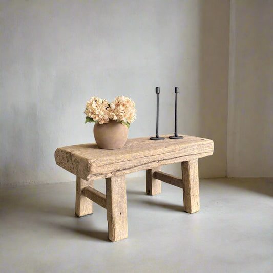 Vintage Elm Bench 'Maia'