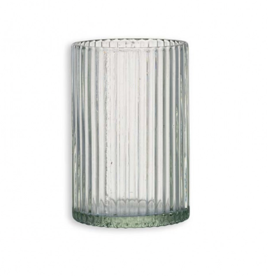 Malna Clear Glass Candleholder - Design Vintage