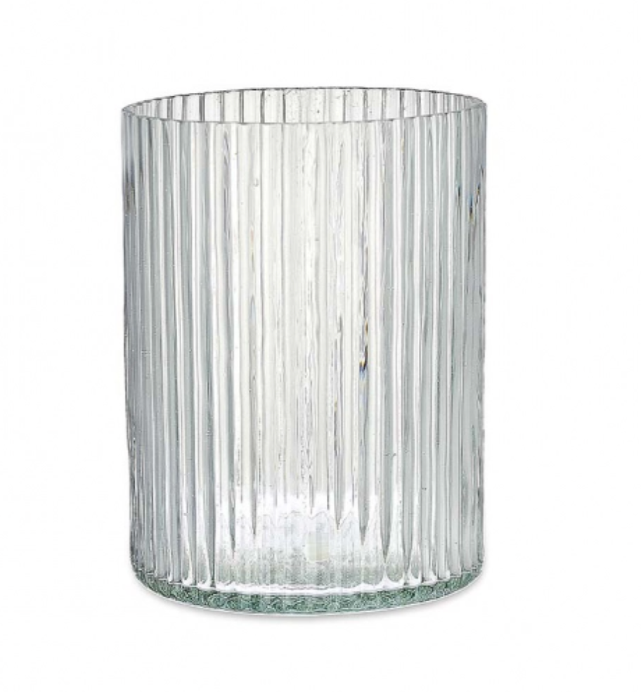 Malna Clear Glass Candleholder - Design Vintage