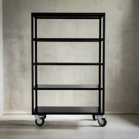 Matt Black Iron Trolley