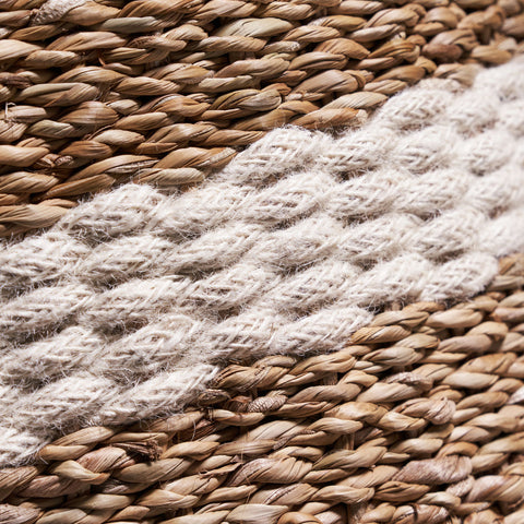 Natural Striped Storage Baskets