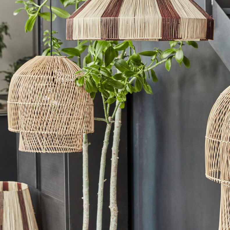 Noa Rattan Lampshade - Design Vintage