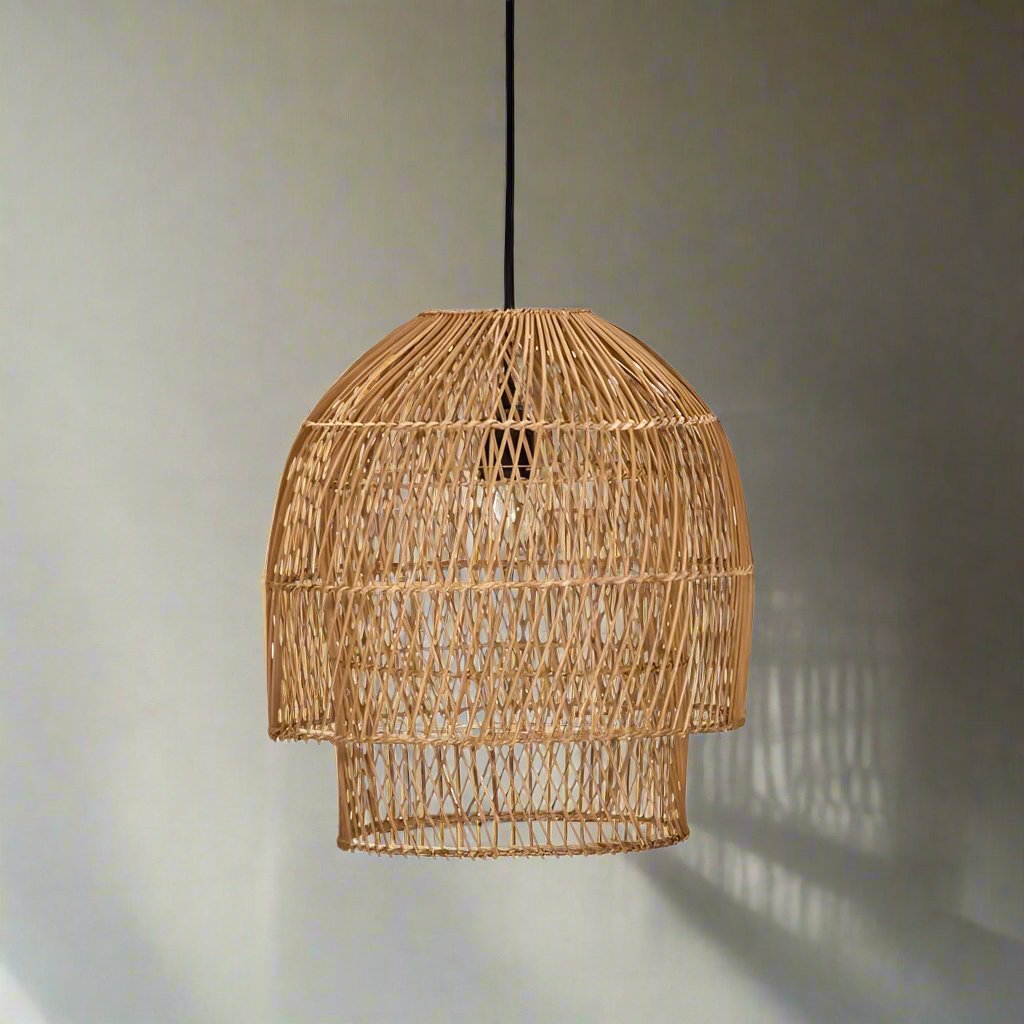 Noa Rattan Lampshade - Design Vintage