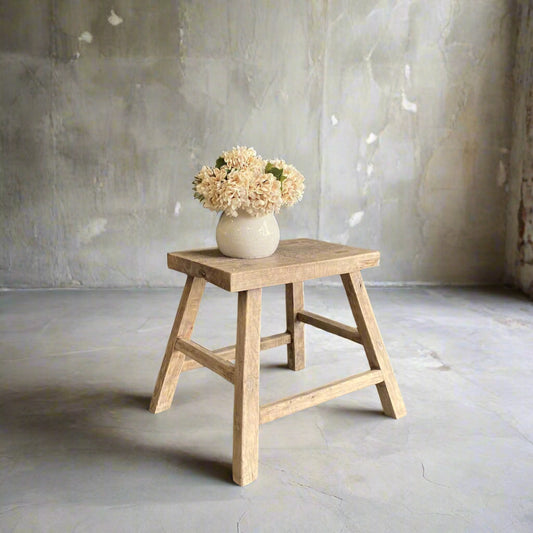 Vintage Elm Side Table 'Ola'