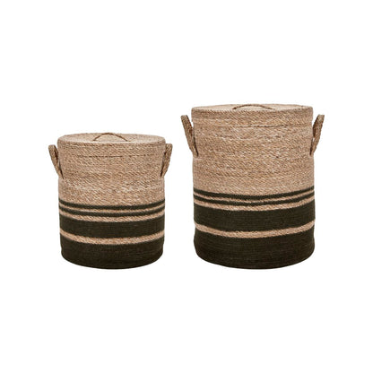 Olive Laundry Baskets - Design Vintage