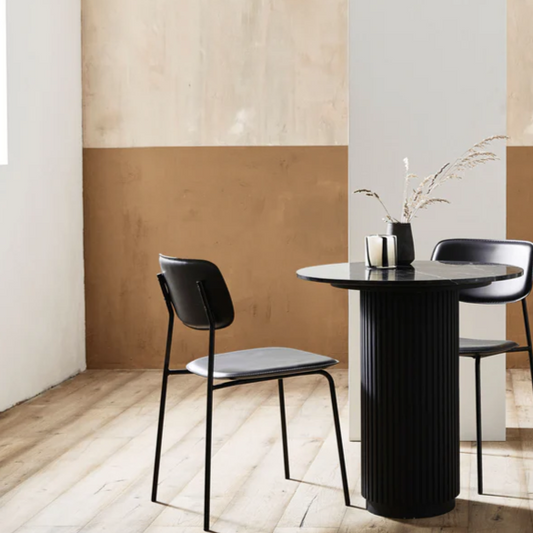 Nord Black Cafe Table - Design Vintage