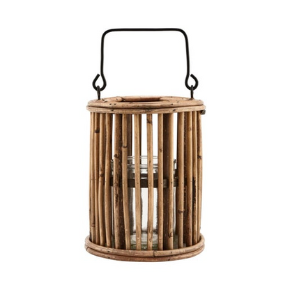 Round Rattan Lantern - Design Vintage