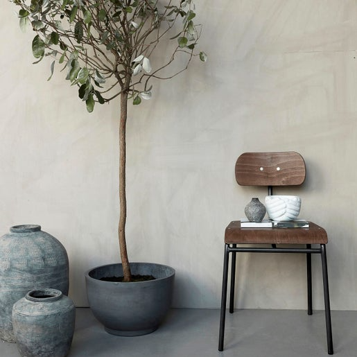 Wide Concrete Planters - Design Vintage