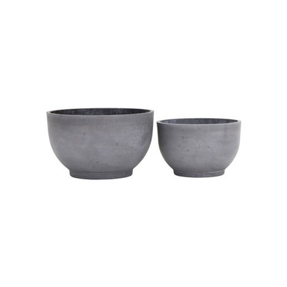 Wide Concrete Planters - Design Vintage