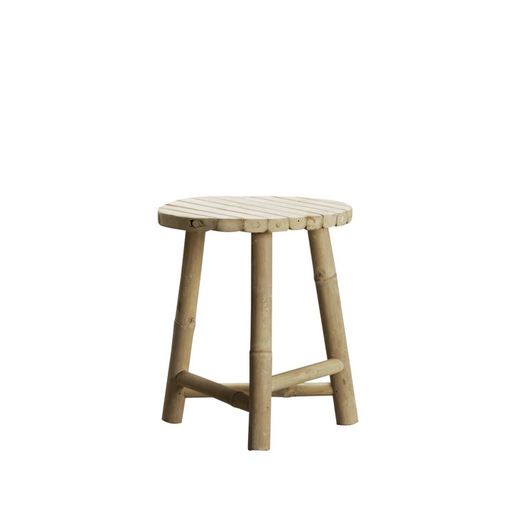 Short Bamboo Stool - Design Vintage