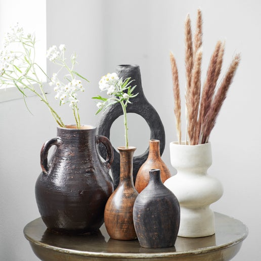 Aged Terracotta Vase - Design Vintage