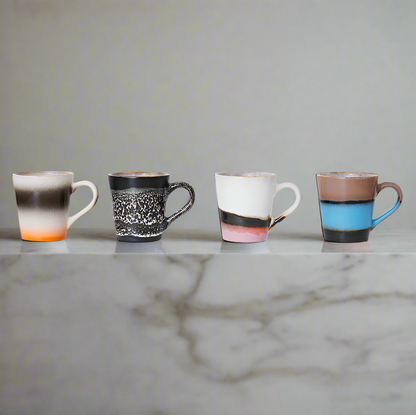 Set of 4 Espresso Mugs - Design Vintage