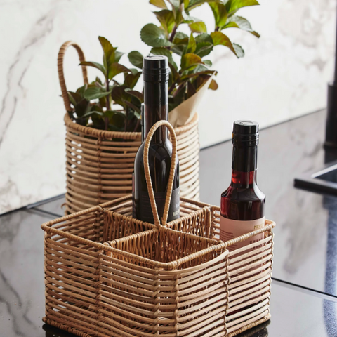 Rattan Condiment Basket