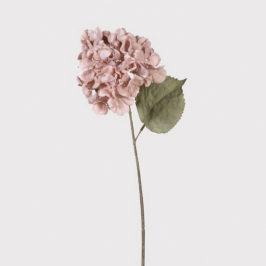 Blush Hydrangea Stem - Design Vintage