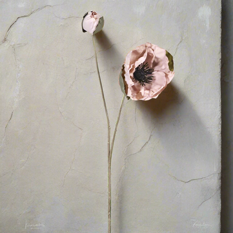 Blush Poppy Spray