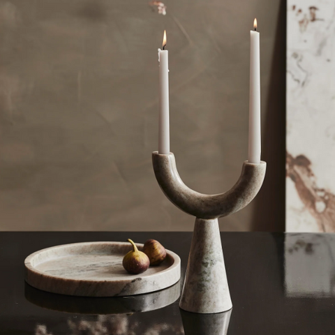 Marble Curve Candlestick