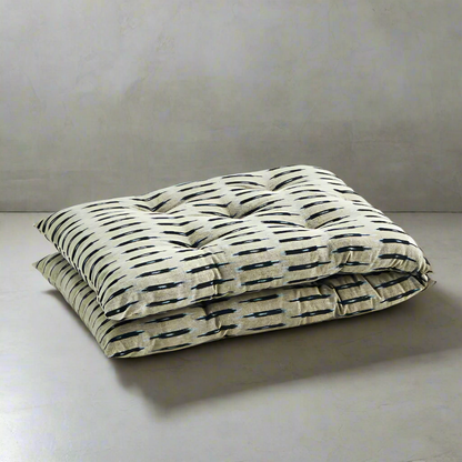 Cotton Ikat Mattress Cushion - Design Vintage