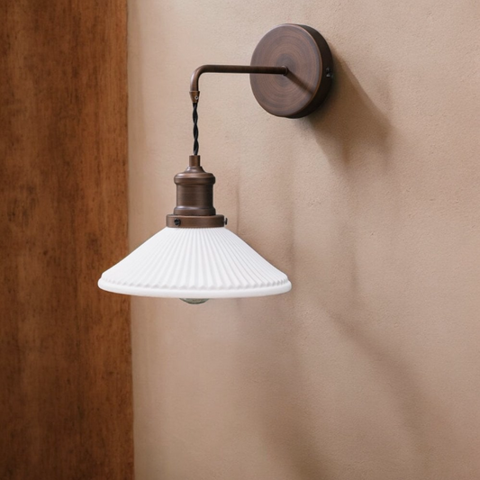 Ceramic Cone Wall Light - Design Vintage