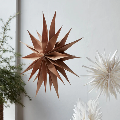 Capella Natural Paper Star - Design Vintage