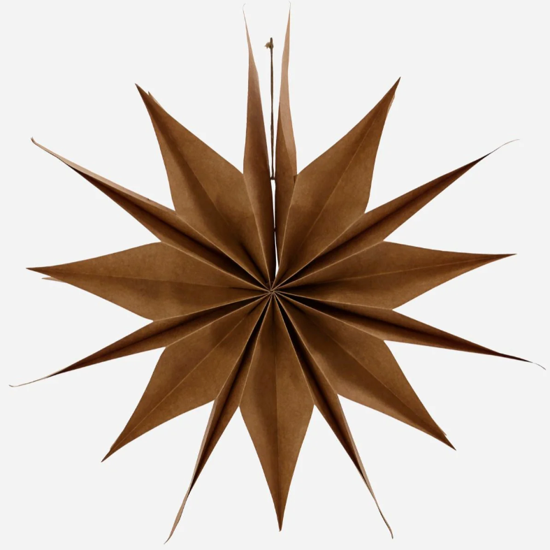 Capella Natural Paper Star - Design Vintage