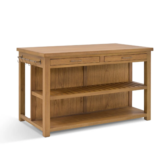 Bayur Wood Kitchen Island - Design Vintage