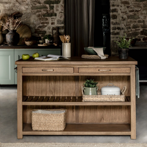 Bayur Wood Kitchen Island