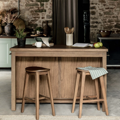 Bayur Wood Kitchen Island - Design Vintage