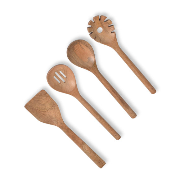 Set of Mango Wood Utensils - Design Vintage