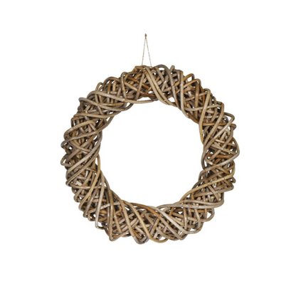 Rattan Door Wreath - Design Vintage